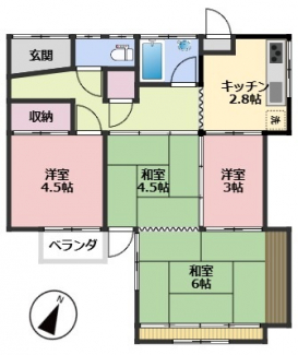 ４Kの間取り