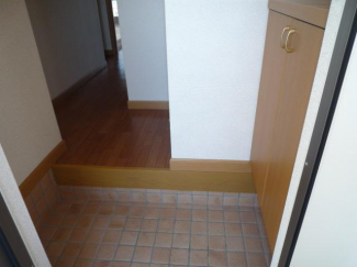 ゆったりとした玄関です