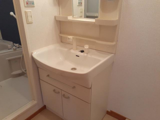 忙しい朝には欠かせない洗面所です