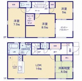 上柏町新築建売住宅２号棟の画像