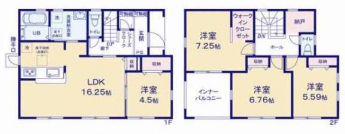 上分町新築建売住宅２号棟の画像