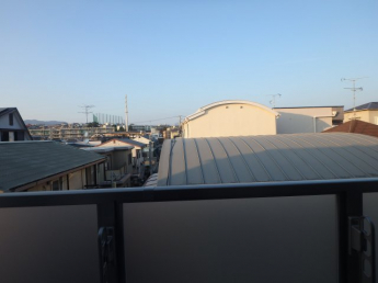 バルコニーからの景色です