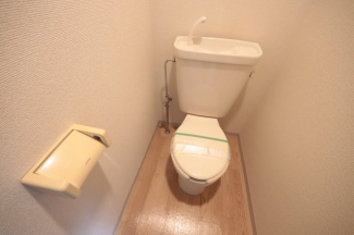 清潔感のあるトイレです