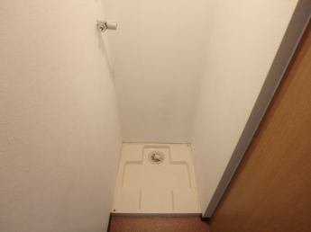 防水パン付き室内洗濯機置場
