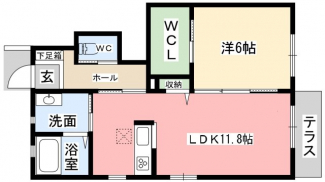 角部屋のお部屋です
