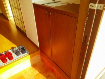 ゆったりとした玄関です