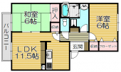 宝塚市安倉中６丁目のアパートの画像
