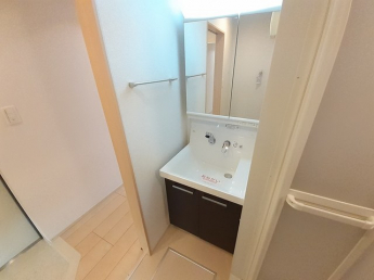 忙しい朝には欠かせない洗面所です