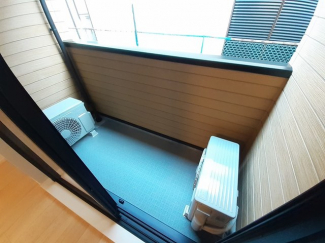 陽当たり良好なバルコニーです