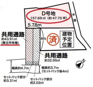 約６０．９８坪　※共有通路約４３．９１㎡含（セットバック約３
