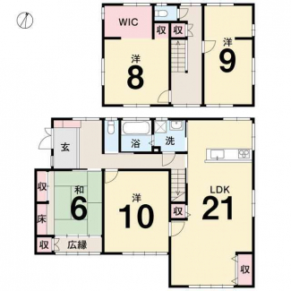 【リフォーム後の間取図】４ＳＬＤＫ　建物面積：１４５．７８㎡