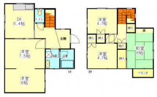 大洲市東大洲の中古一戸建ての画像