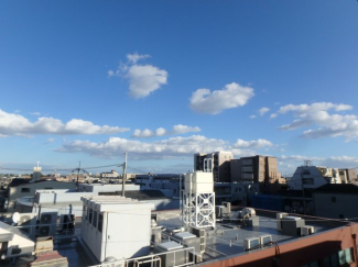 バルコニーからの景色です