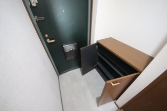 ゆったりとした玄関です