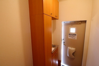 シンプルで使いやすい玄関です