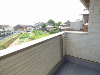 広々としたバルコニーです