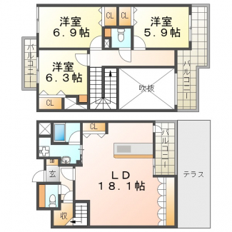 【間取り】