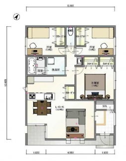 姫路市広畑区西蒲田の新築一戸建ての画像