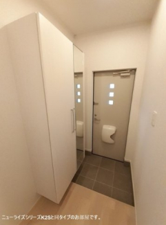 シンプルで使いやすい玄関です