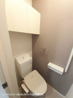清潔感のあるトイレです
