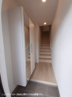 シンプルで使いやすい玄関です