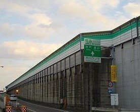姫路バイパス市川インターまで2900m