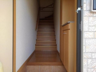 ゆったりとした玄関です