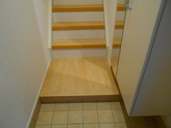 毎日通る玄関はこちらです