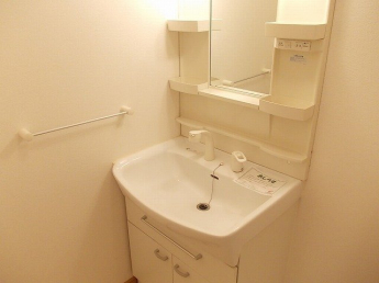忙しい朝には欠かせない洗面所です