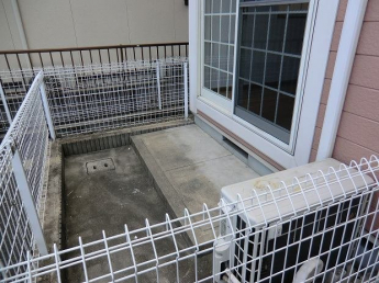お庭が付いています