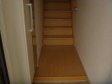 落ち着いた玄関です
