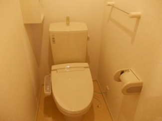 トイレもきれいです