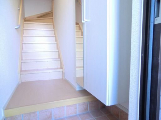 シンプルで使いやすい玄関です