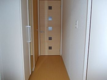 落ち着いた玄関です