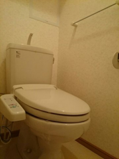 ゆったりとした空間のトイレです