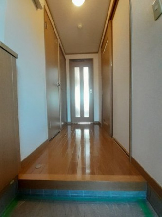 落ち着いた玄関です