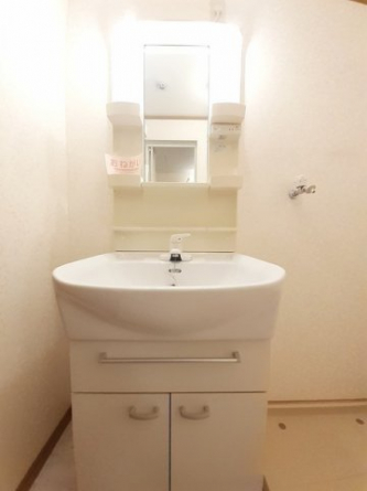 忙しい朝には欠かせない洗面所です