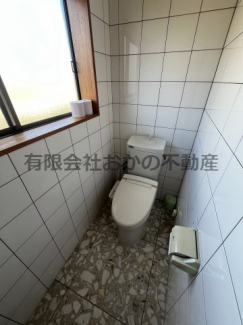 ゆったりとした空間のトイレです