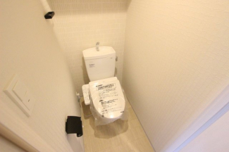 ゆったりとした空間のトイレです