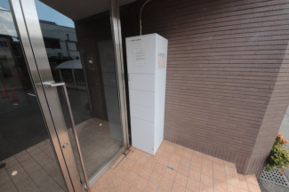 落ち着いたエントランスです