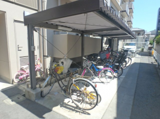 駐輪場です