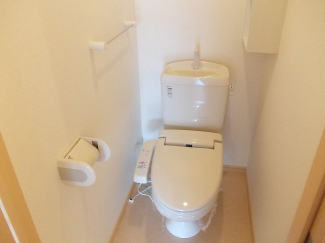 ゆったりとした空間のトイレです