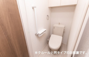 コンパクトで使いやすいトイレです