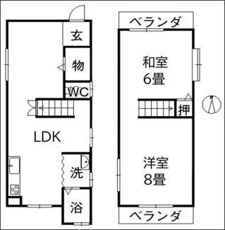 松山市中村３丁目の中古一戸建ての画像