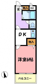 中西駅前ビル　間取り