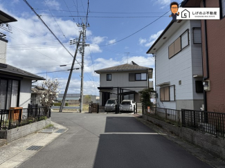 前面道路です。