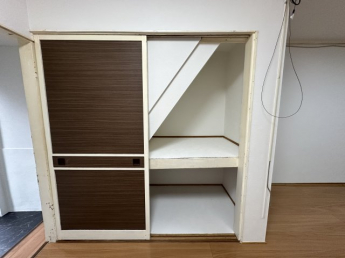 大きめの収納があるので整理整頓しやすい！