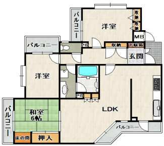 ※反転間取り