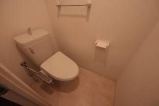 ゆったりとした空間のトイレです