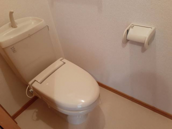 清潔感のあるトイレです